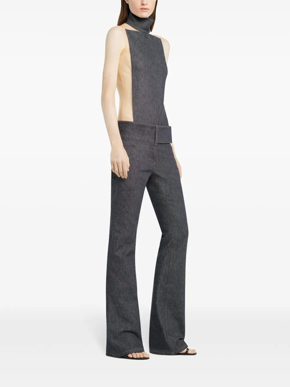 Courrèges Bootcut jeans Grijs