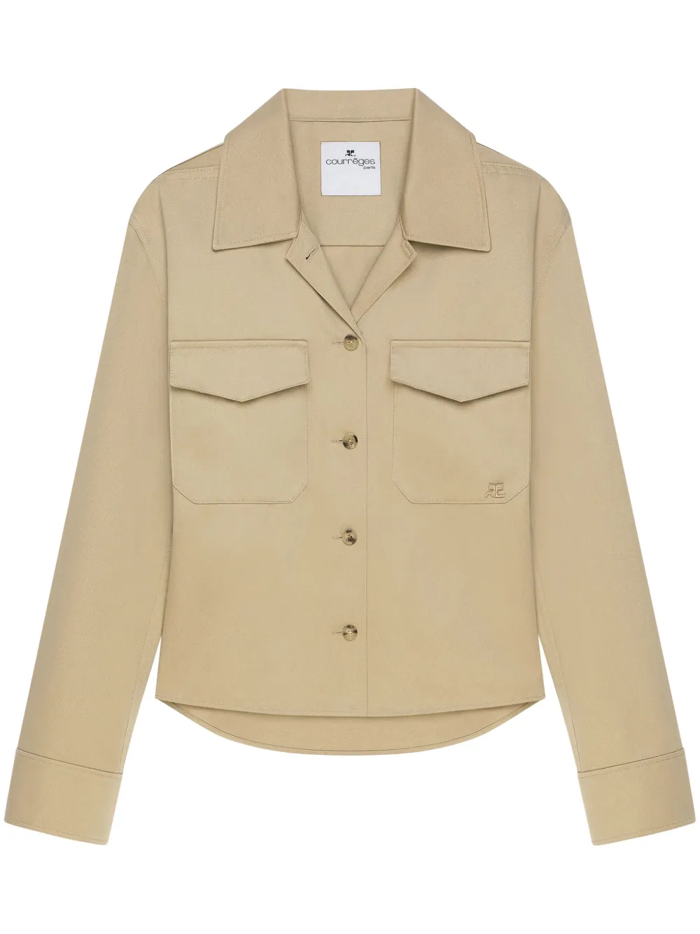 Courrèges Katoenen blouse Beige