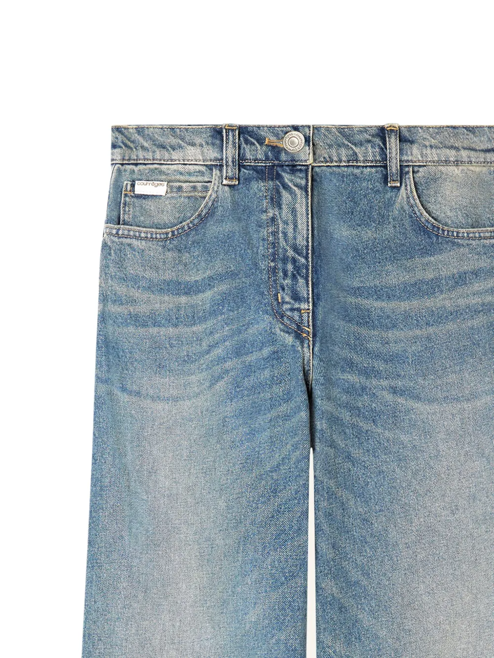 Courrèges Hammer jeans - Blauw