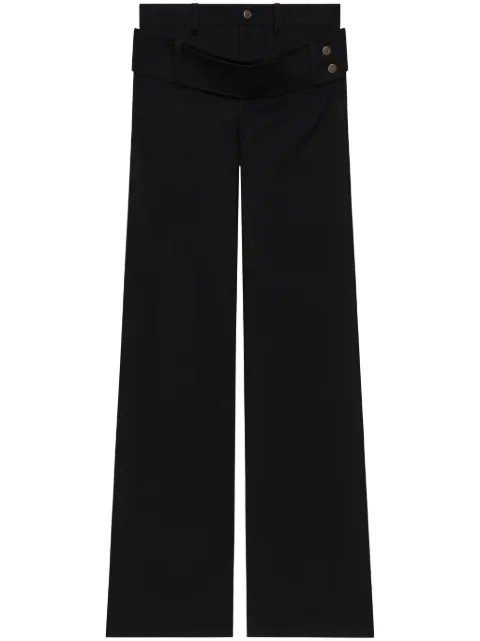 Courrèges double belt jeans