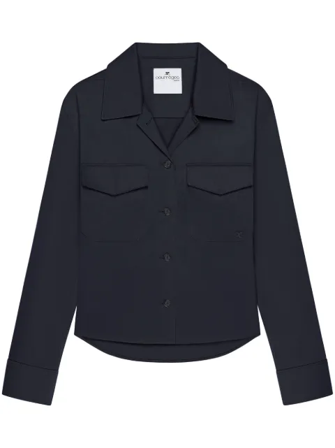 Courrèges camisa con botones