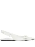 Courrèges Racer ballet flats - White