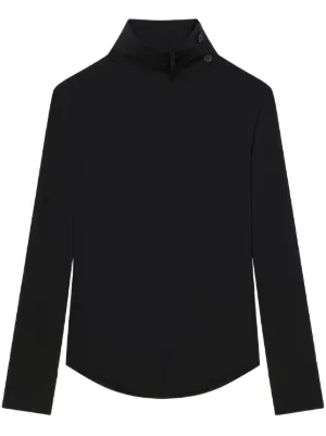 Courrèges アシンメトリー トップ | ブラック | FARFETCH JP