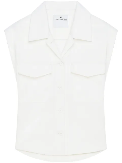 Courrèges sleeveless shirt