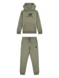 New Balance Kids logo-print tracksuit set - Green