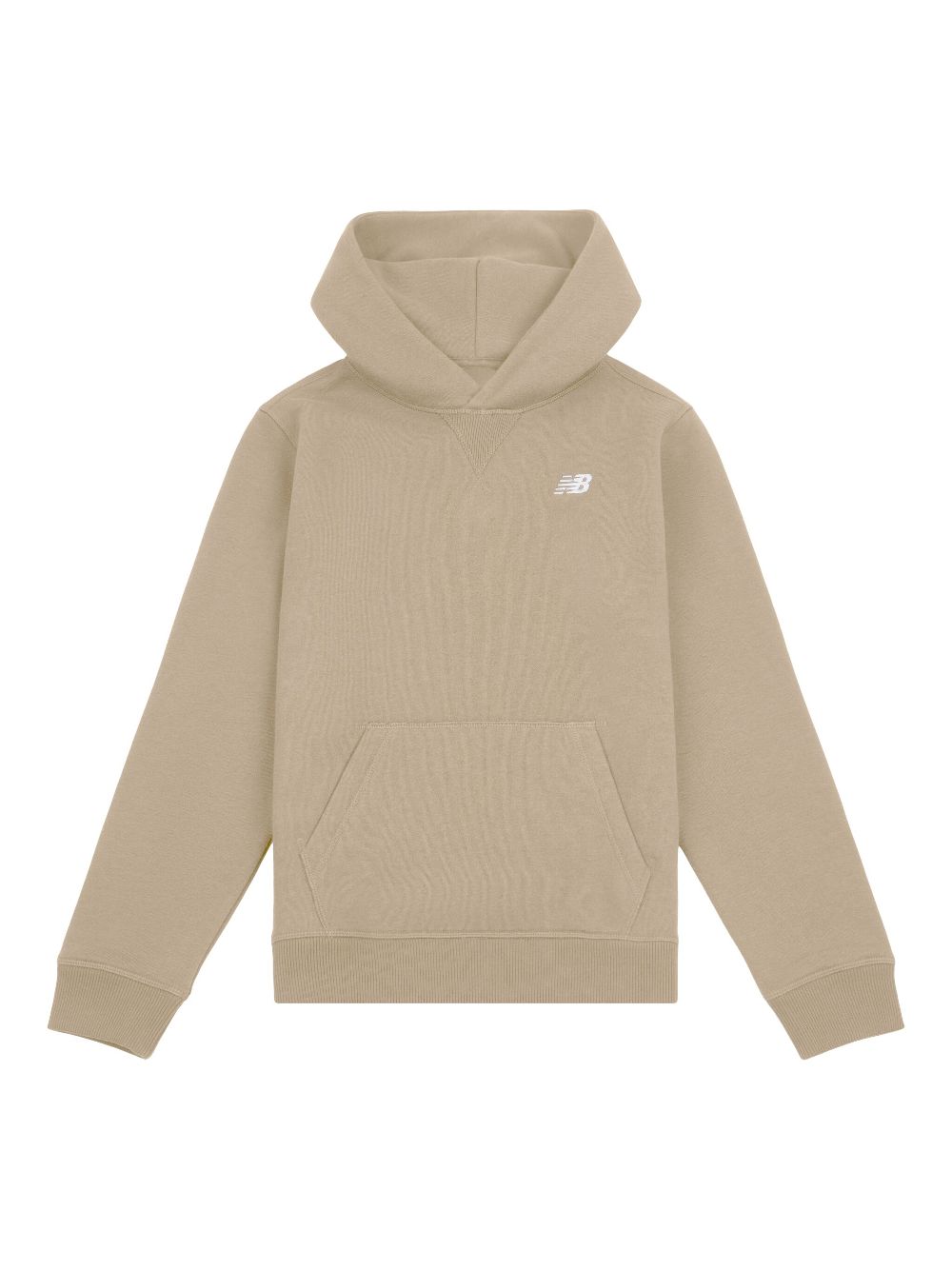 New Balance Kids Hoodie met geborduurd logo Beige