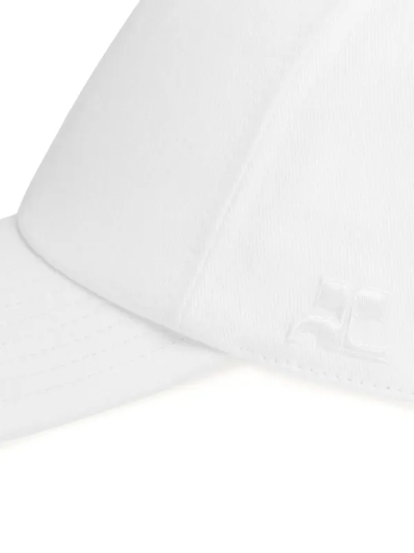 Courrèges AC Cotton Cap | White | FARFETCH ID