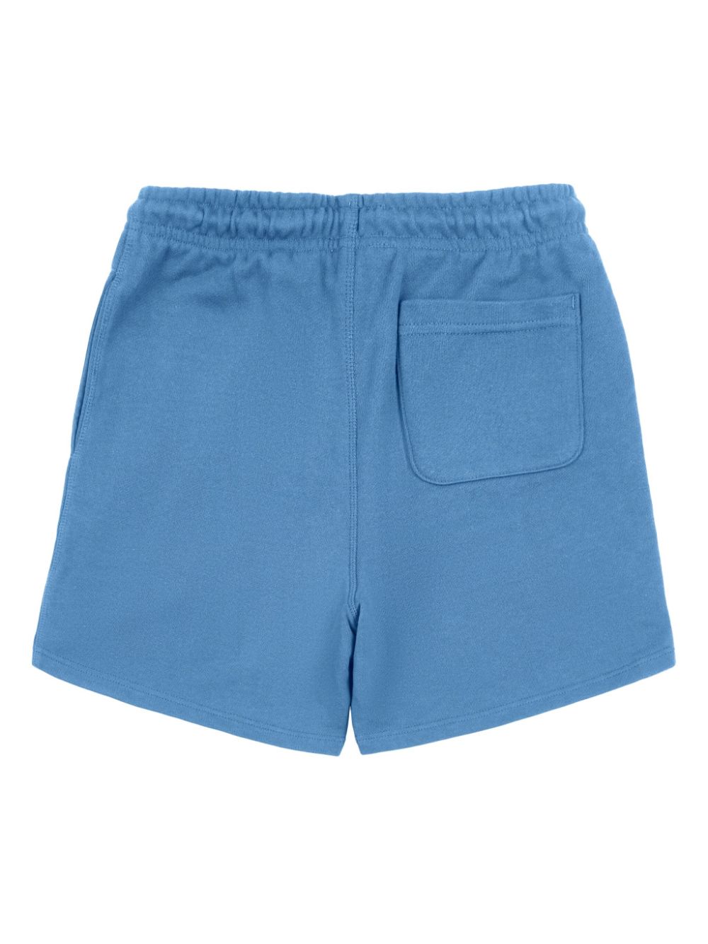 New Balance Kids logo-embroidered shorts - Blauw