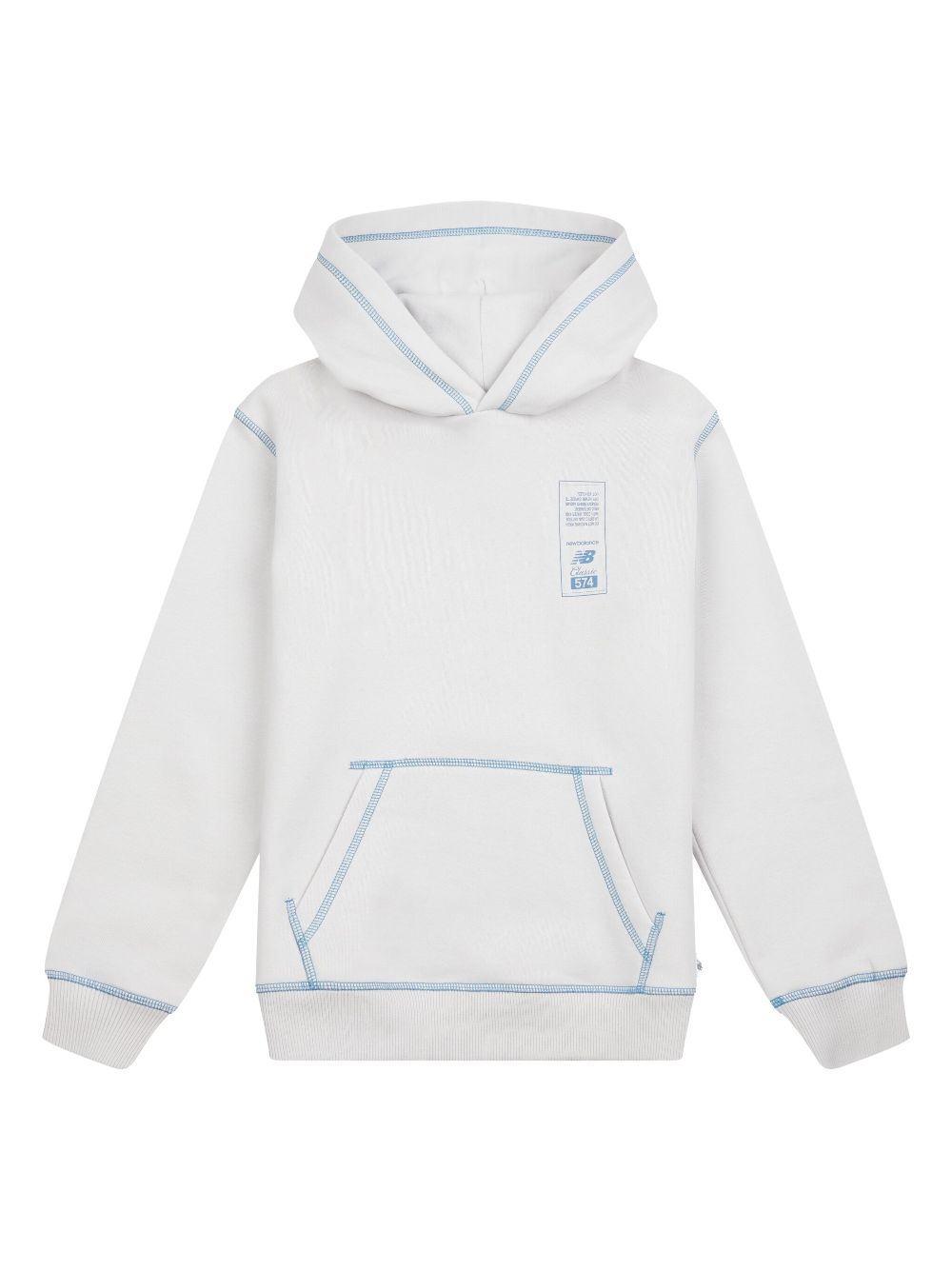 New Balance Kids Hoodie met logoprint Grijs