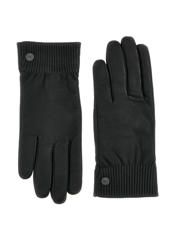 Canada Goose Handschuhe Aus Leder Schwarz FARFETCH DE
