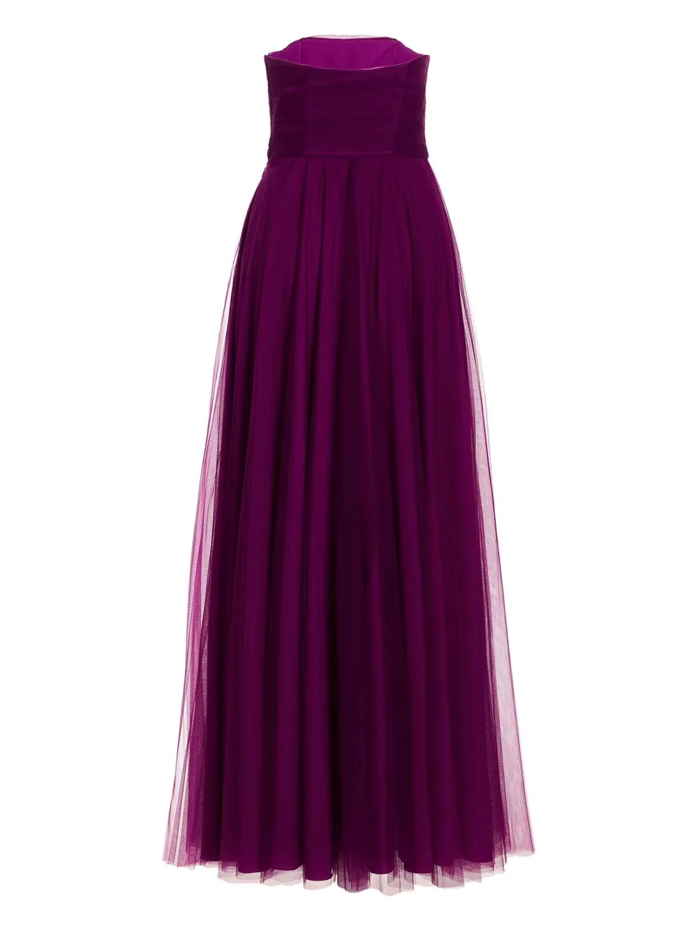 1913 DRESSCODE strapless tulle dress - Paars
