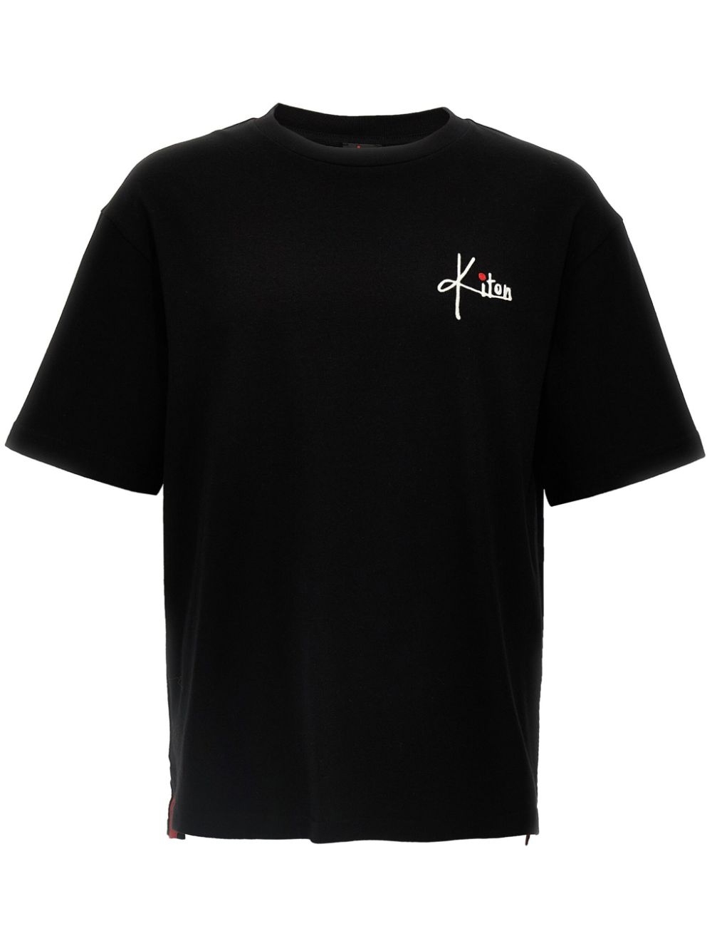 logo-embroidered T-shirt