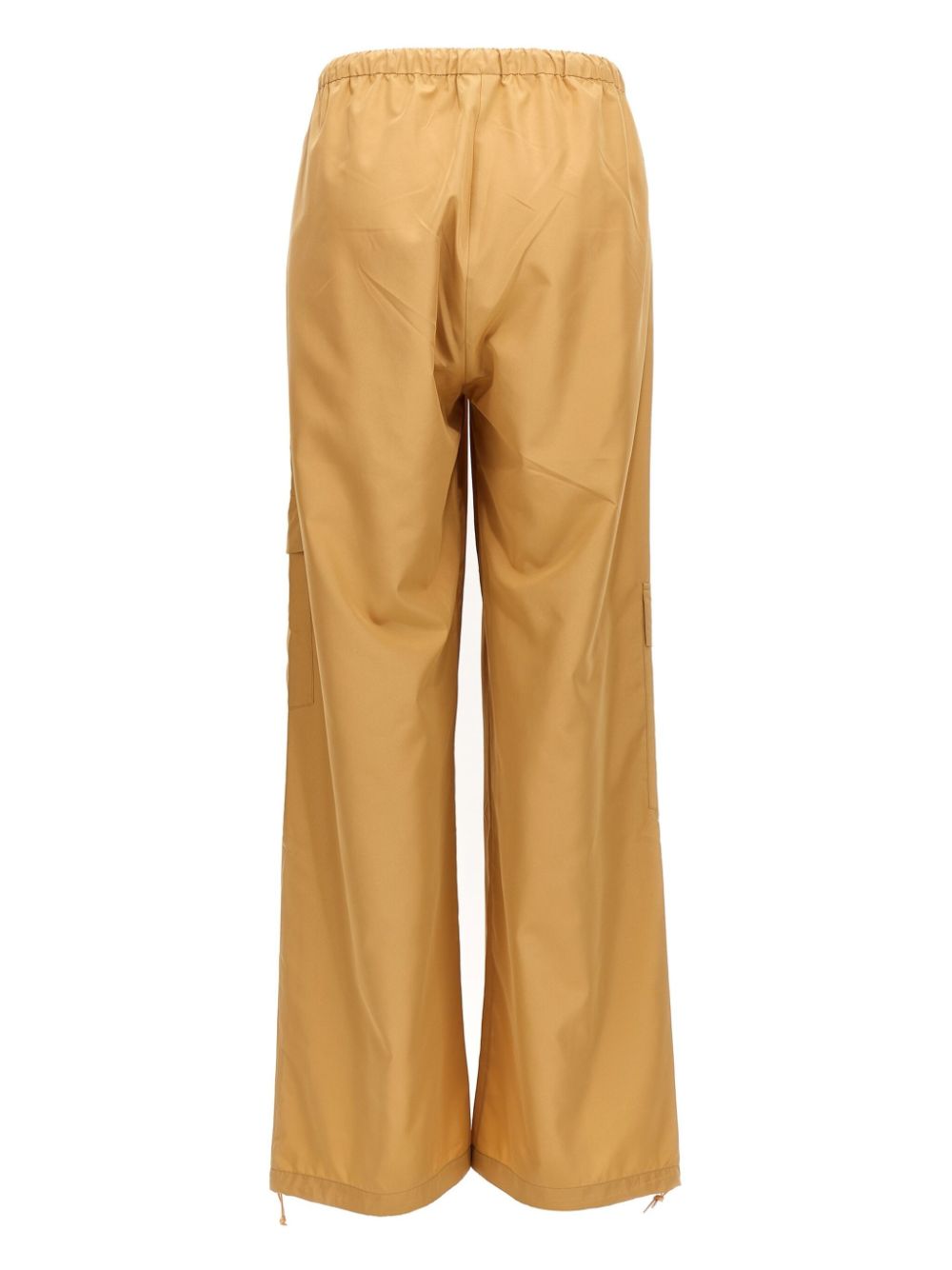 NOT AFTER TEN Parachute straight trousers - Beige