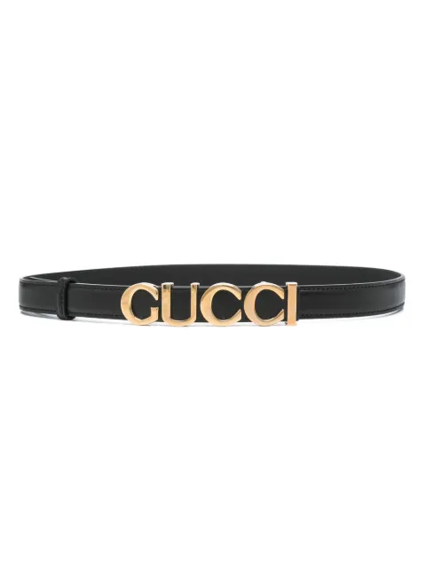 Gucci Pre-Owned cinturón con logo en la hebilla