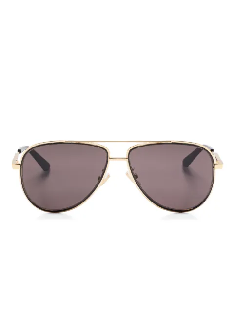 Bottega Veneta Pre-Owned lentes de sol estilo piloto