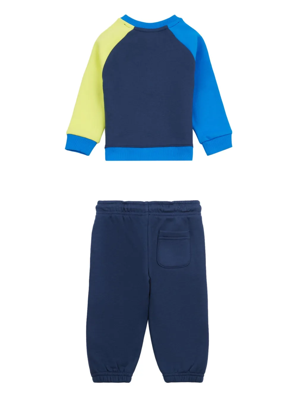 New Balance Kids Trainingspak met colourblocking - Blauw