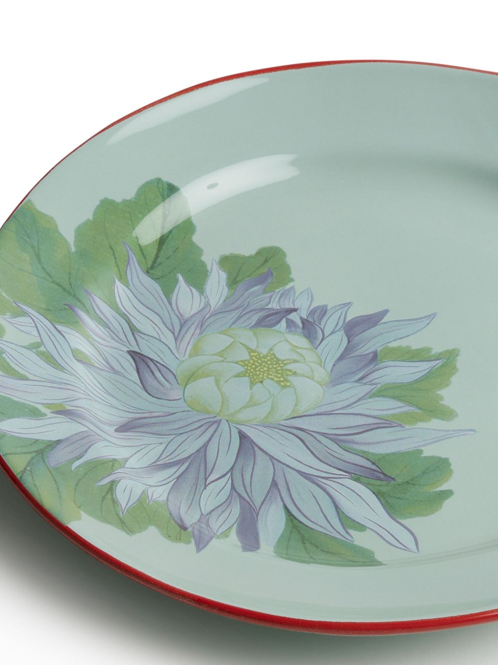 Pierre-Louis Mascia floral-print plate - Blauw