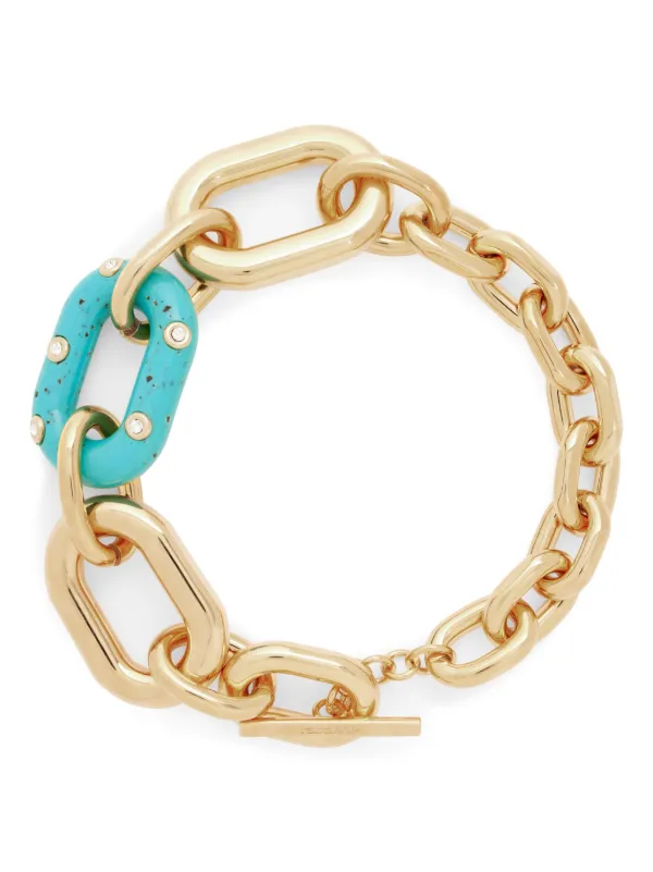 Rabanne Xl-link Chocker Necklace in Gold
