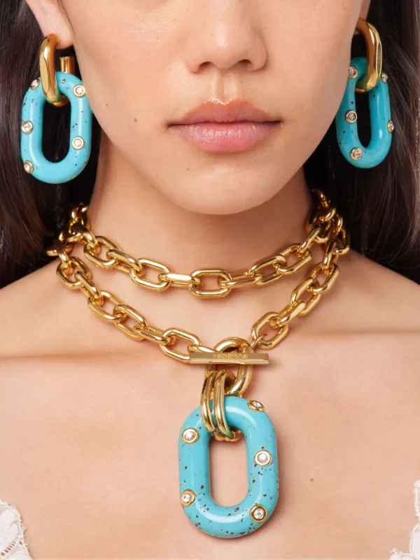 VIP【関税送料無料】希少 Rabanne XL Link Necklace PACO RABANNE XL LINK NECKLACE GOLD NEW SEASON PARLOUR X