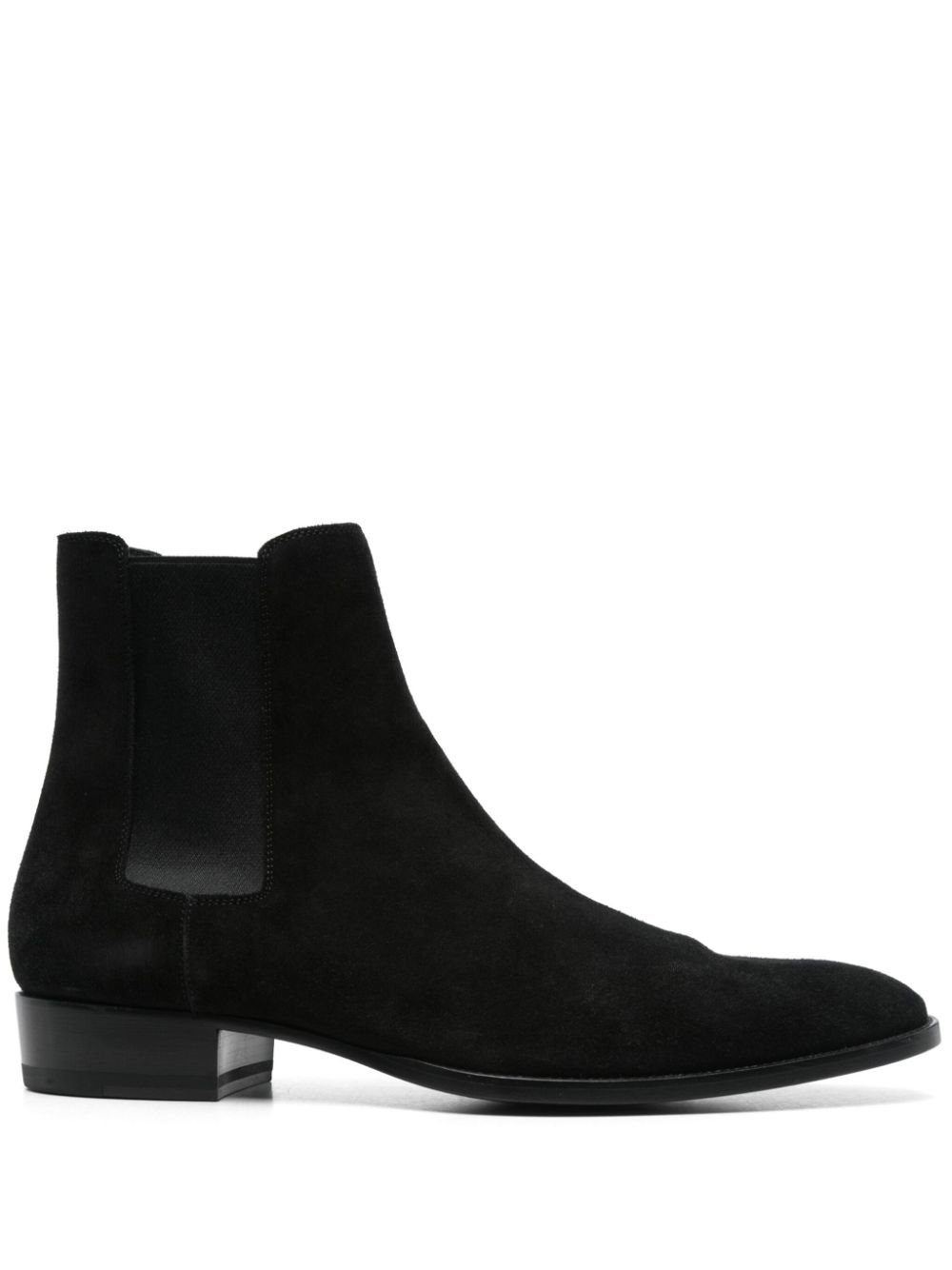 Saint Laurent Pre-Owned 30mm Wyatt Chelsea boots - Black