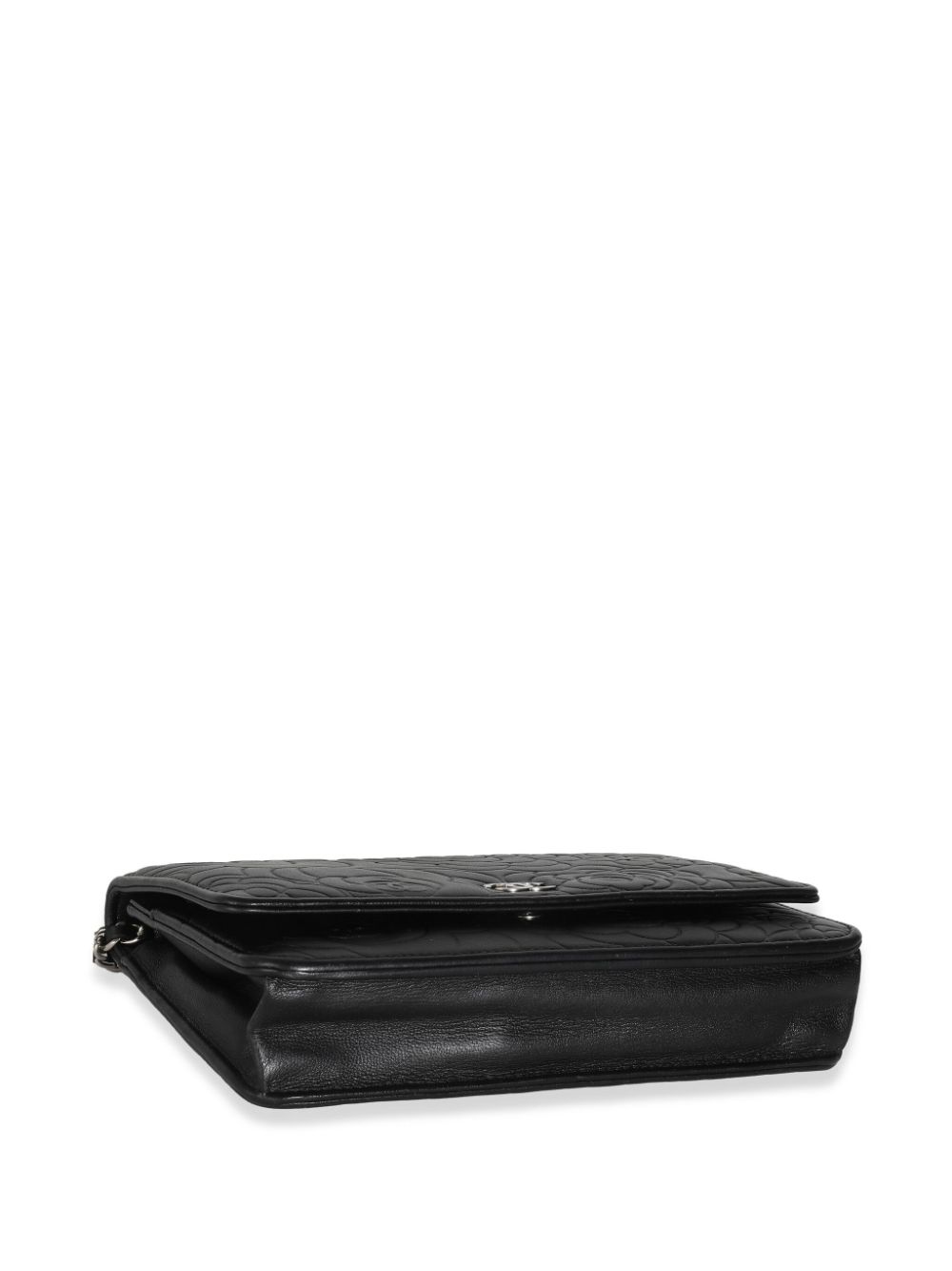 Cheap HOT SALE CHANEL 2014 Camelia-embossed wallet-on-chain Women