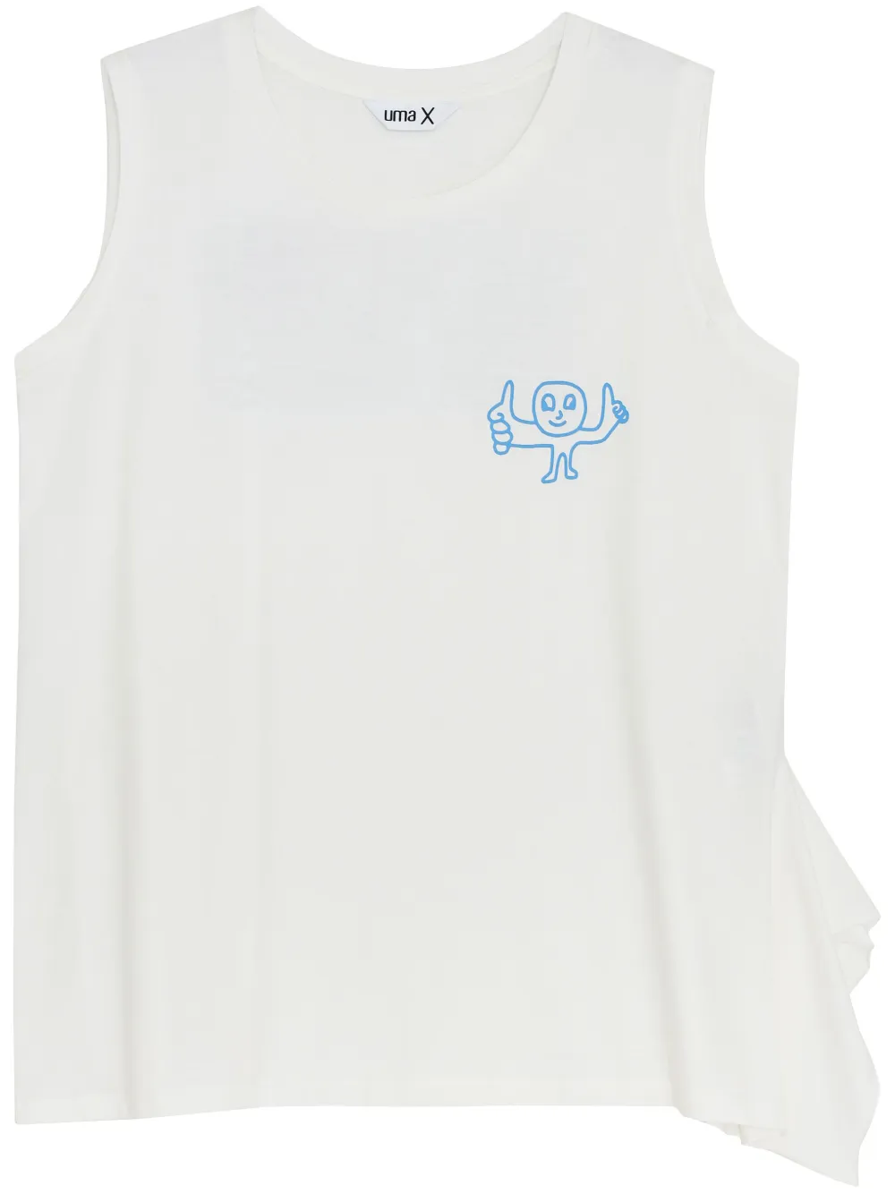 Uma | Raquel Davidowicz slogan-print tank top | White | Image 1
