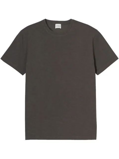 Closed crew-neck T-shirt