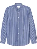 Closed button-down shirt - Blue