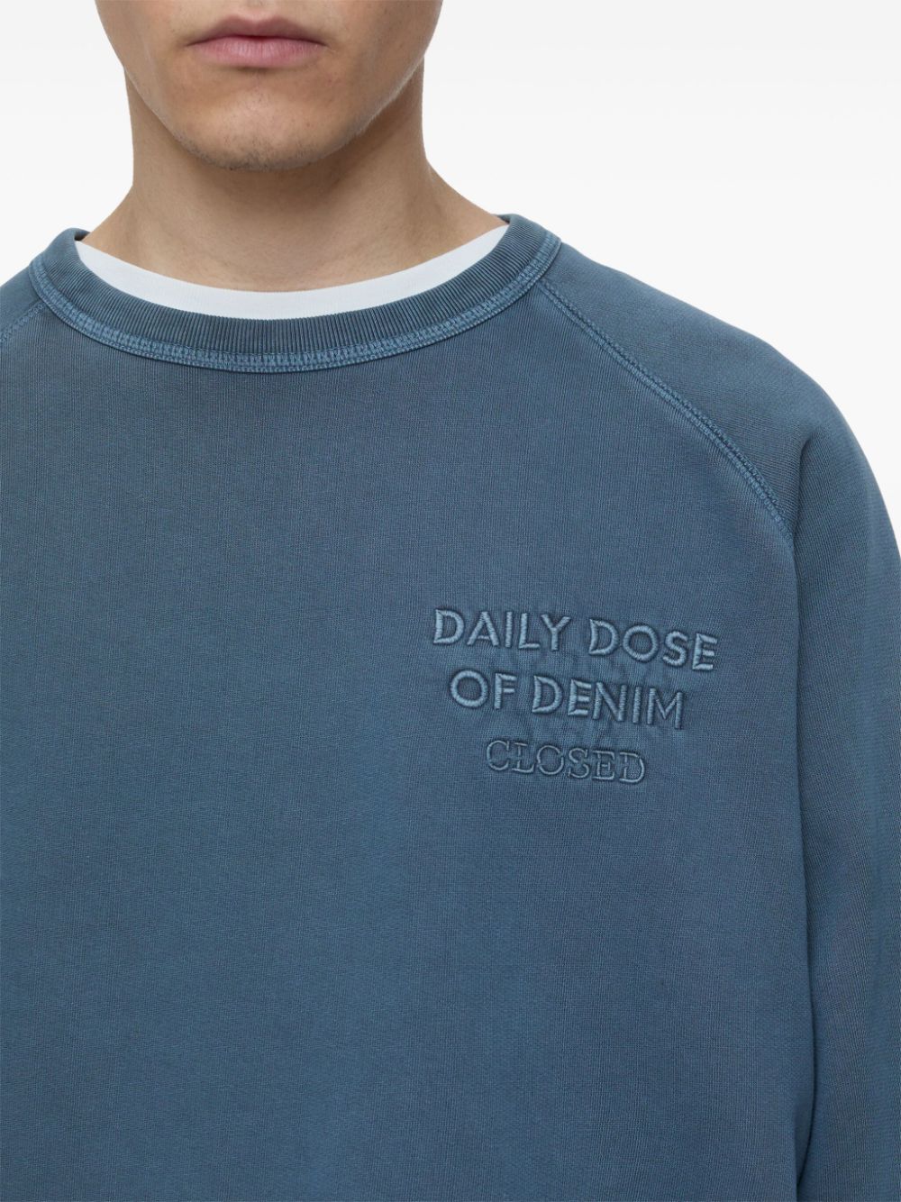 Closed organic-cotton sweatshirt Blauw