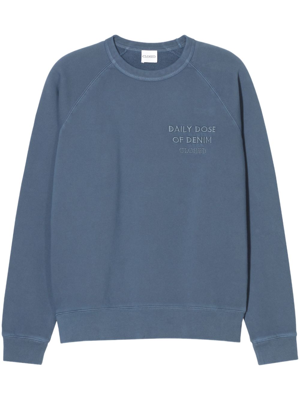 Closed organic-cotton sweatshirt Blauw