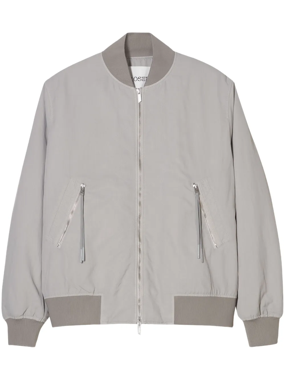 zip-up bomber jacket