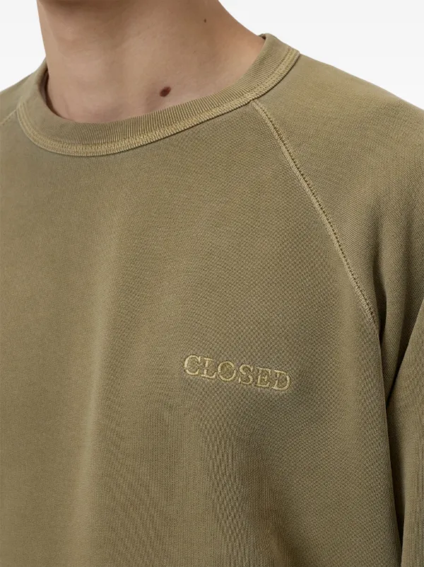 Closed Sweater Van Biologisch Katoen Groen FARFETCH NL