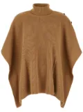 HUGO knitted cape - Brown