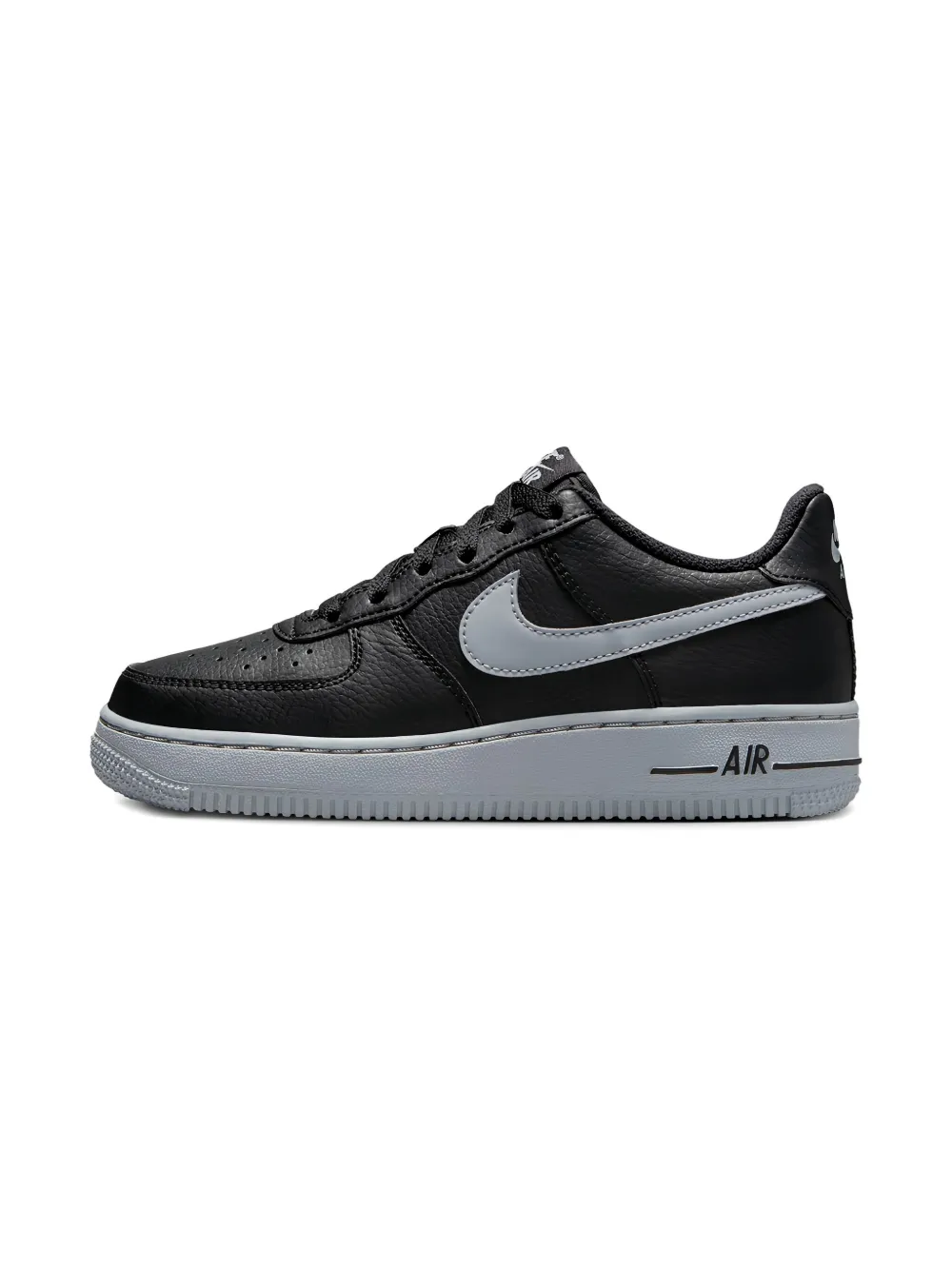 Nike Kids Air Force 1 Low "Black Wolf Grey" sneakers - ブラック Nike Kids Air Force 1 Low "Black Wolf Grey" sneakers - ブラック
