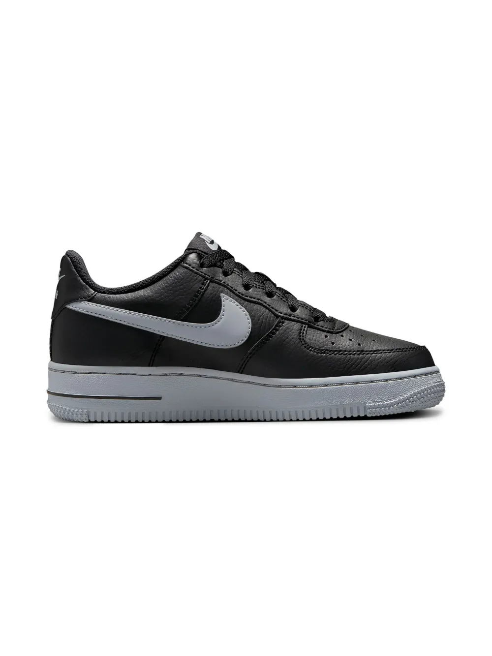 Nike Kids Air Force 1 Low "Black Wolf Grey" sneakers Zwart