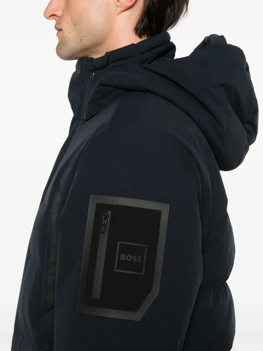 BOSS ダウンジャケット | ブルー | FARFETCH JP