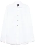 BOSS bib-panel shirt - White