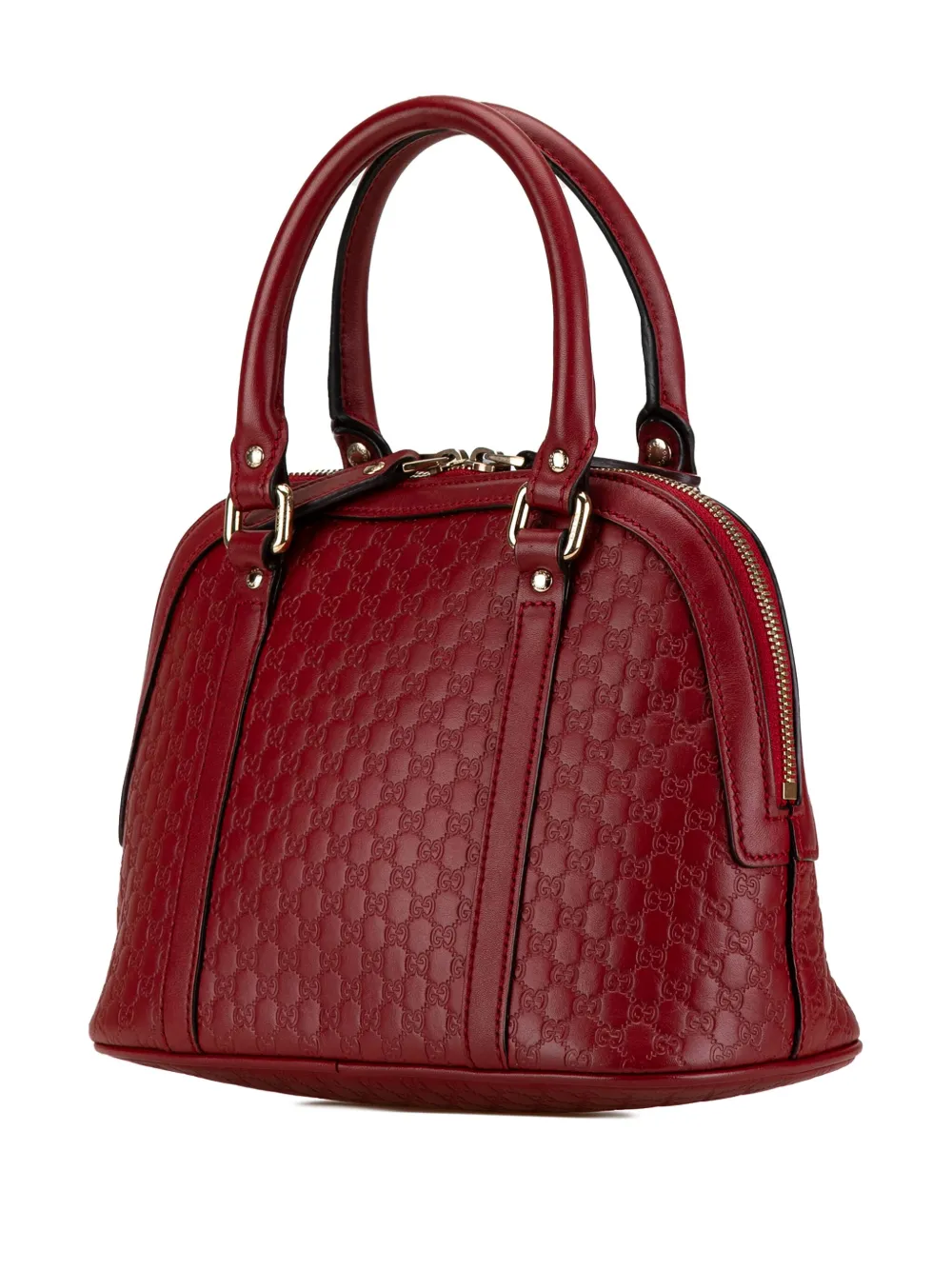 Gucci Pre-Owned 2000-2015 Mini Microguccissima Dome satchel - Rood