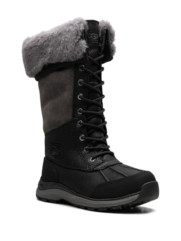 UGG ブーツ black （UGG (アグ) サイドジップ ムートンブーツ