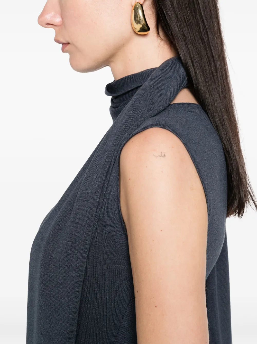 Shop Aya Muse Solar Mini Dress In Blue