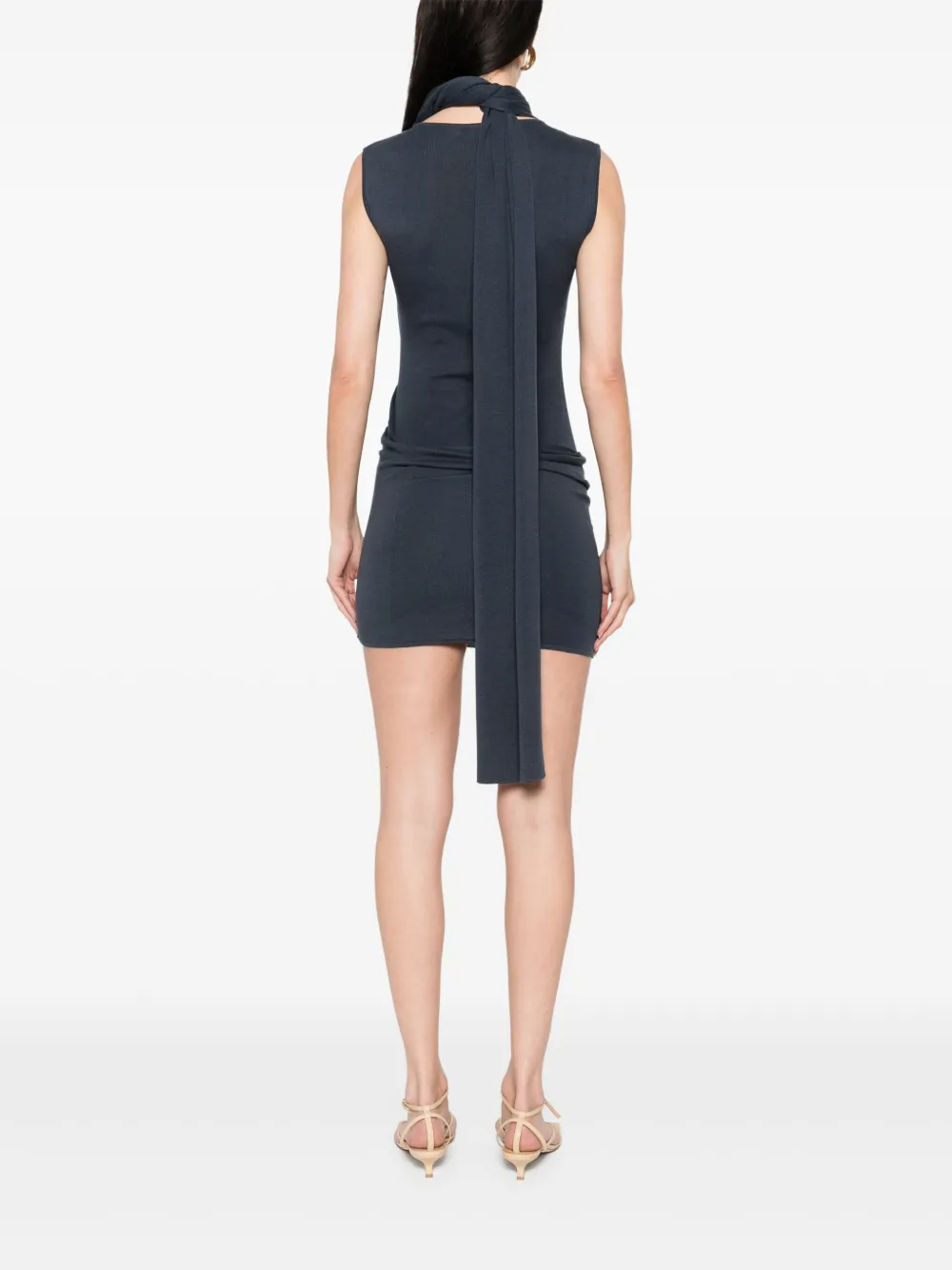 Shop Aya Muse Solar Mini Dress In Blue