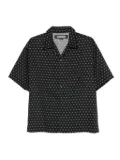 Neighborhood monogram-pattern shirt - Black