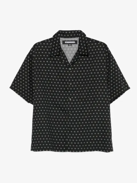 Neighborhood chemise à motif monogrammé