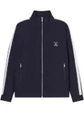 Closed embroidered-logo jacket - Blue