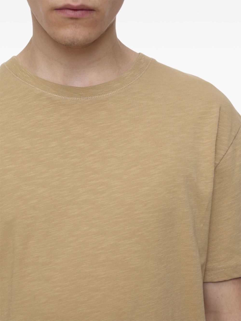 Closed logo-embroidered T-shirt Beige