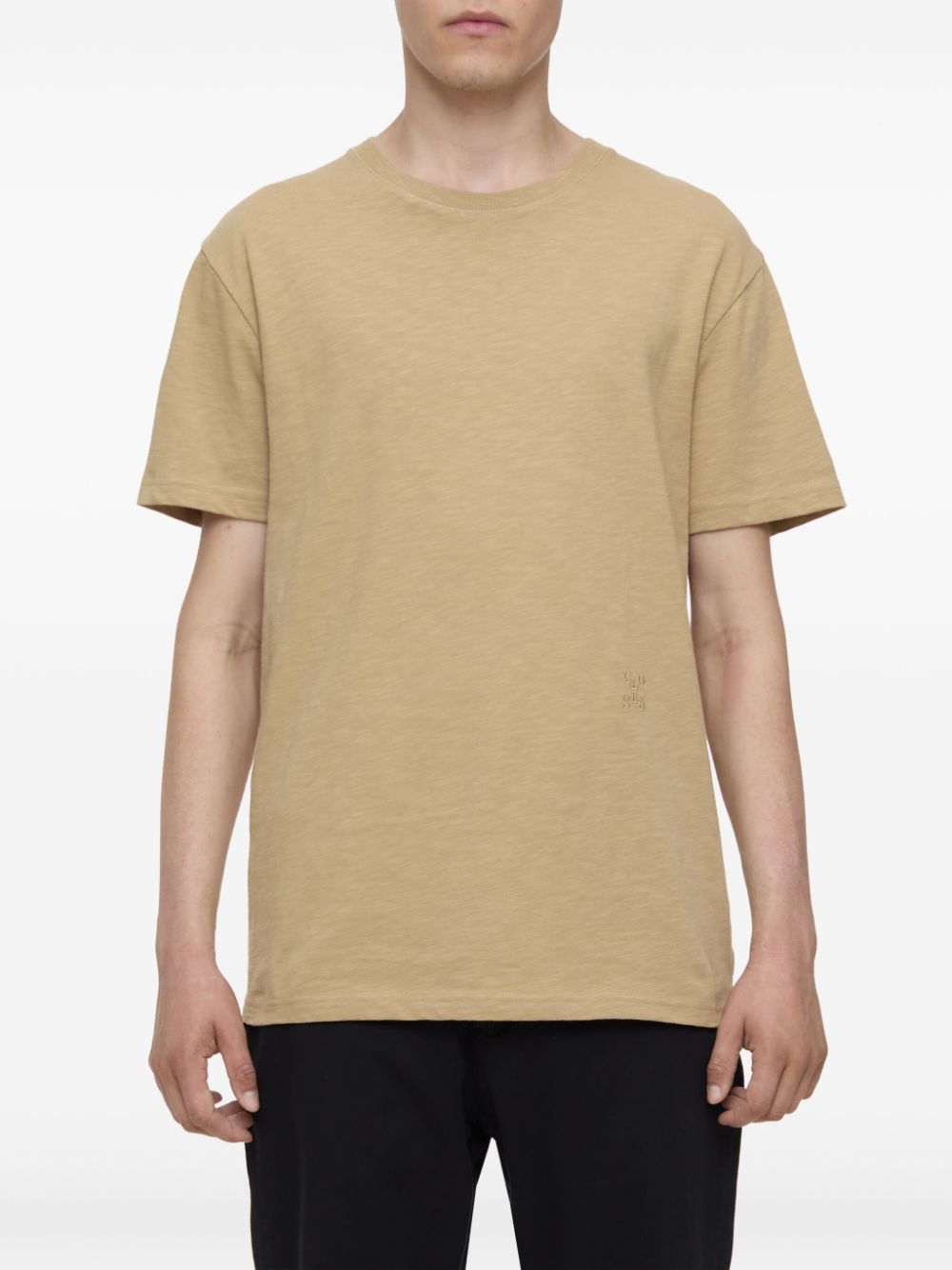 Closed logo-embroidered T-shirt Beige