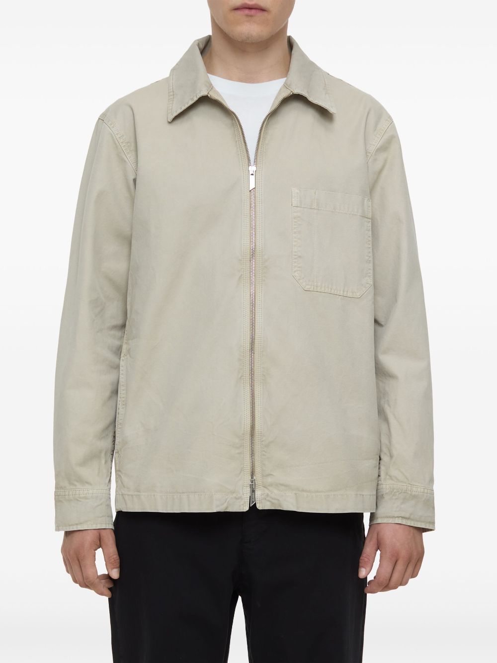 Closed zip-up jacket - Neutrals