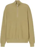 Closed half-zip sweater - Green