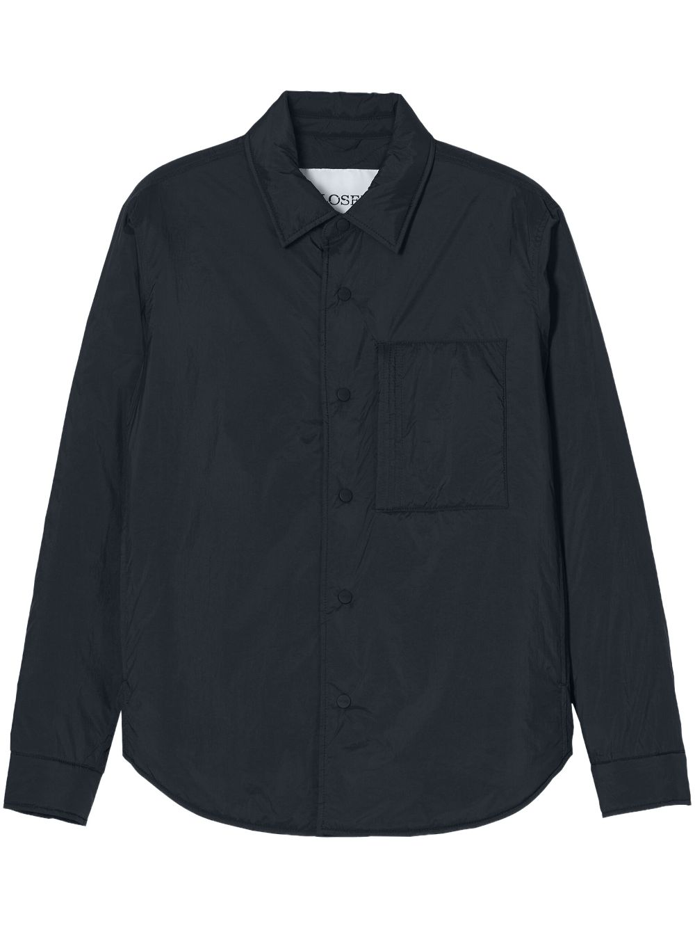 Closed quilted shirt jacket - Black