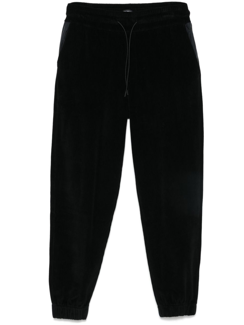 BOSS corduroy track pants - Black